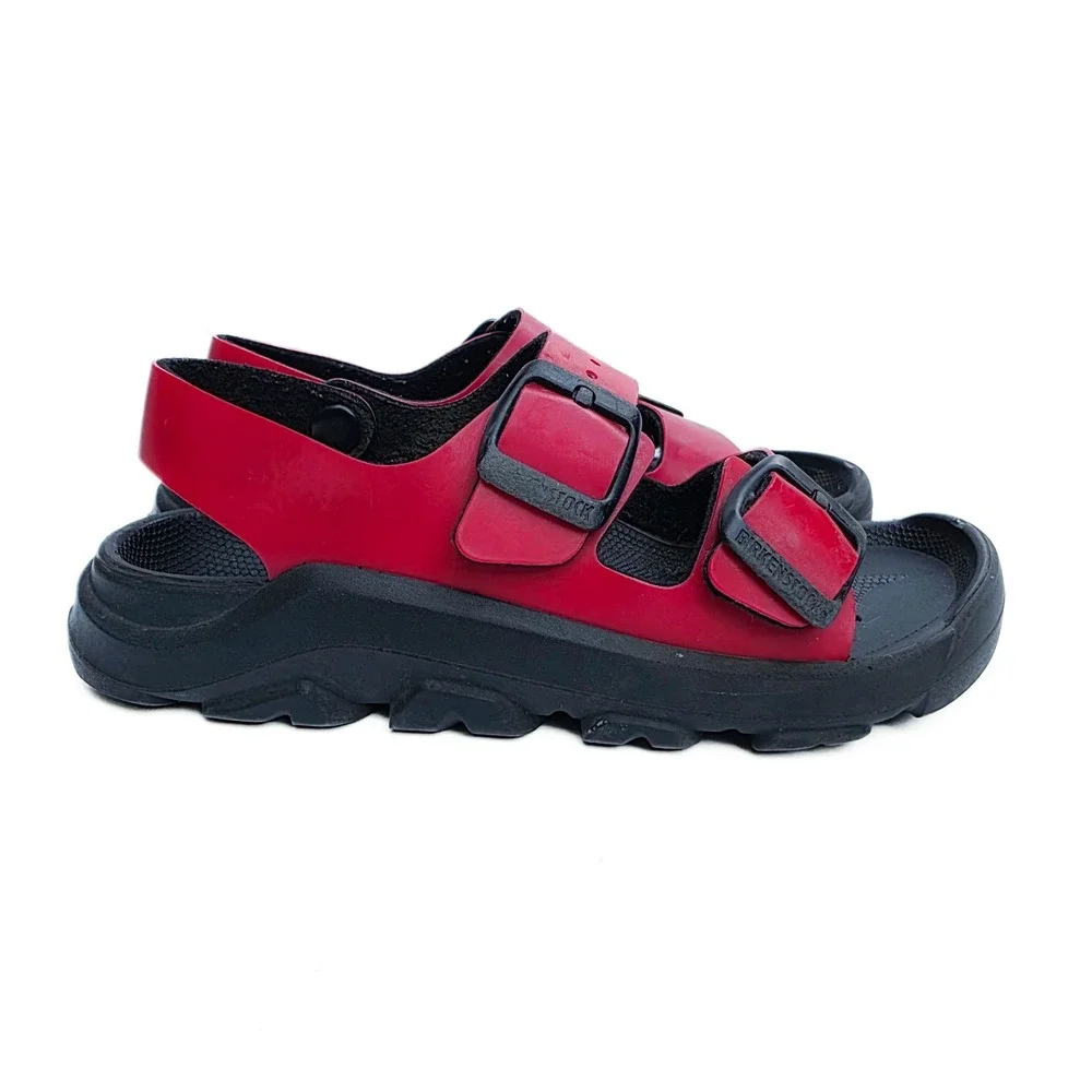 Birkenstock Mogami Kids Sandals EU 29 US 11-11.5 Active Red Birko-Flor Germany
